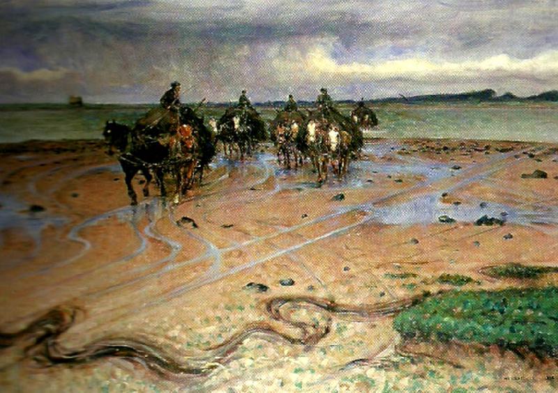 Nils Kreuger tangkorare vid hallandska kusten china oil painting image